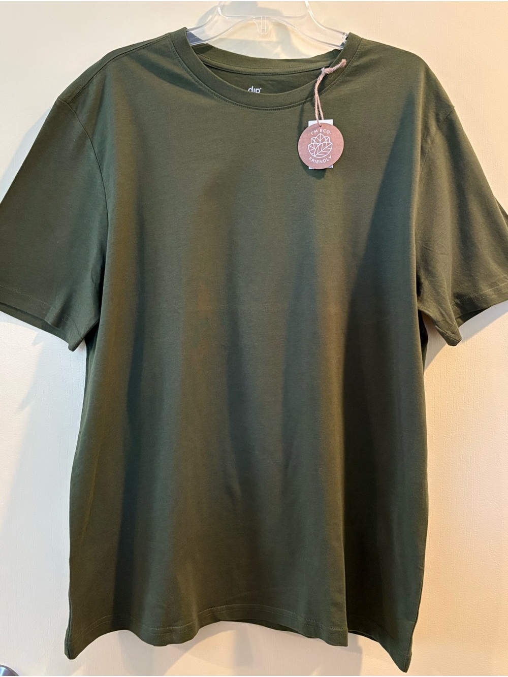 dip Olive Green Short Sleeve Crew Tee